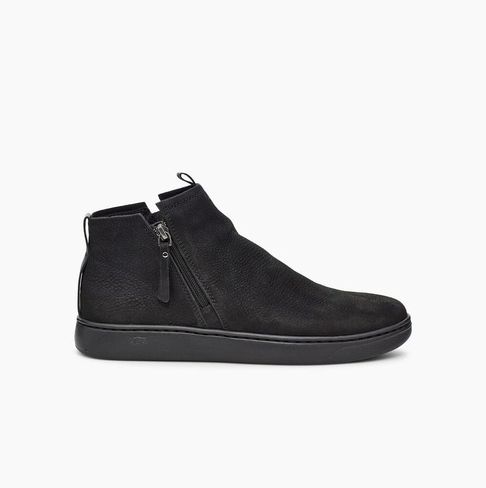 UGG Pismo Zip Black Sneakers for Men (RTIP95231)